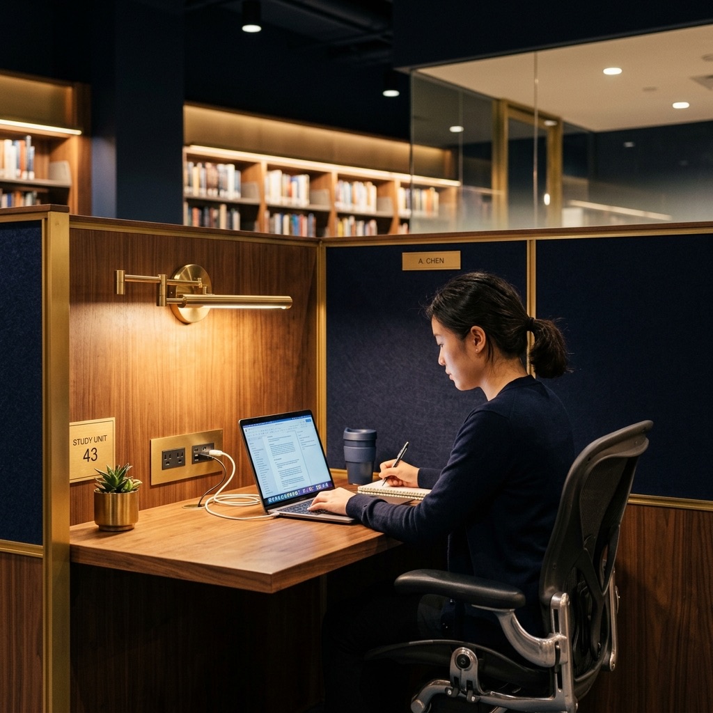 Ergonomic Study Desk and Cubicle at Sanskar Library Sonbhadra